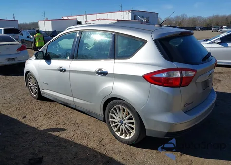 2014 Ford C-Max Hybrid Se from USA, damaged, VIN 1FADP5AU7EL512751